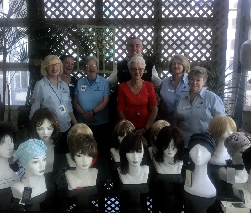 The Port Kembla Palliative Care Volunteer Service receives new wigs, headpieces, and medical equipment