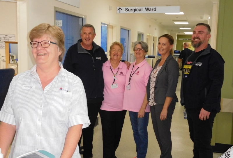 Convoy funds receive new portable bladder scanner for Shellharbour Hospital