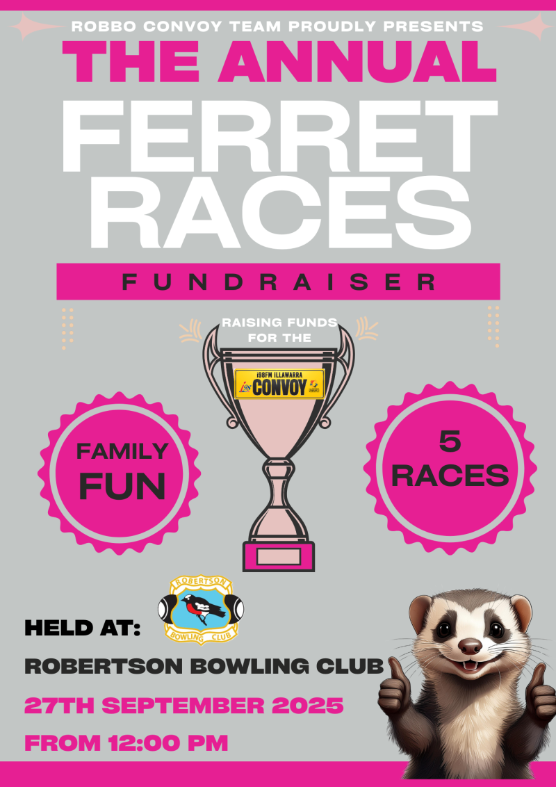 Robbo Convoy Team Proudly Presents The Annual Ferret Races