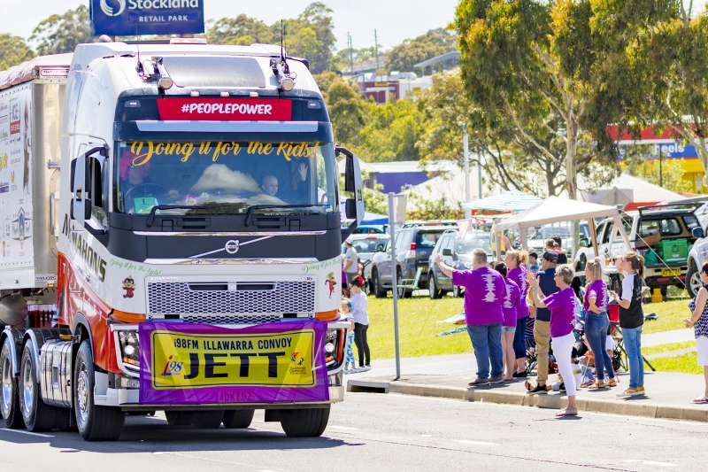 Jett’s support from the People’s Truck & Convoy