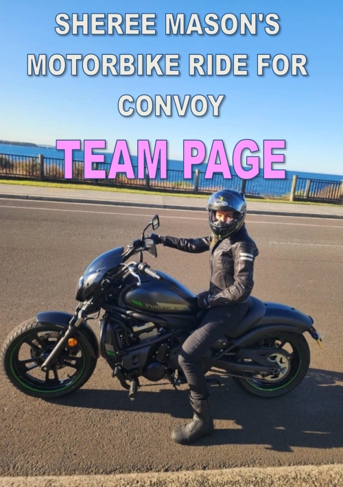 Sheree Mason’s Motorbike Ride for Convoy