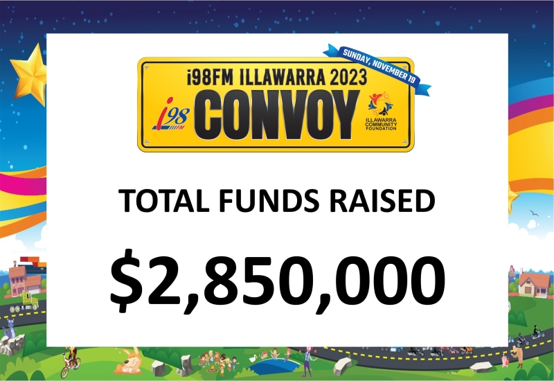 i98FM’s Illawarra Convoy Raises a record $2,850,000