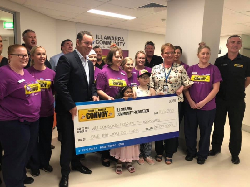 CONVOY FUNDS HOSPITAL CHILDRENS WARD UPGRADE WITH  1 MILLION DOLLAR COMMITMENT