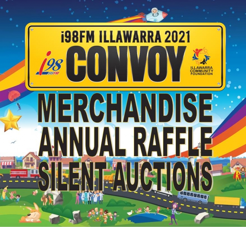 2021 i98FM Illawarra Convoy launches merchandise range, raffles and silent auctions for the year